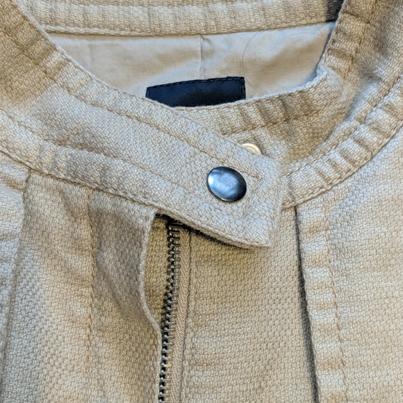 Cute linen bomber jacket - Picture 2 of 5